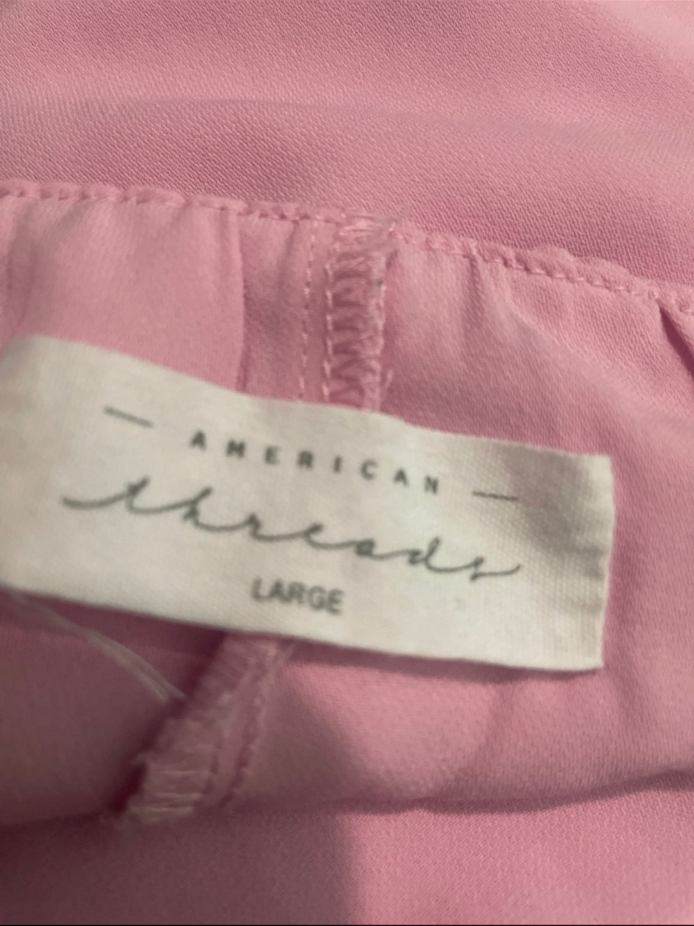 Pink Ruffle Drawstring Mini Skirt - Picture 2 of 2